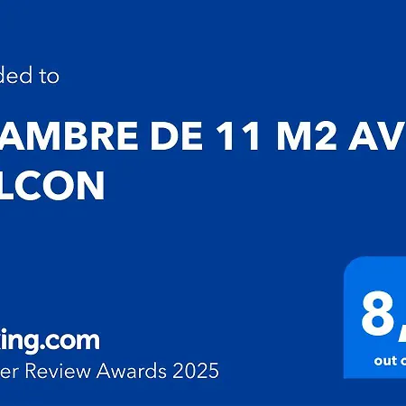 Habitación en casa particular De 11 M2 Avec Balcon París